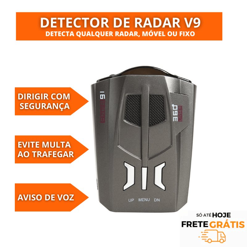 Detector de Radar Titan V9 -  ÚLTIMO DIA NA PROMOÇÃO